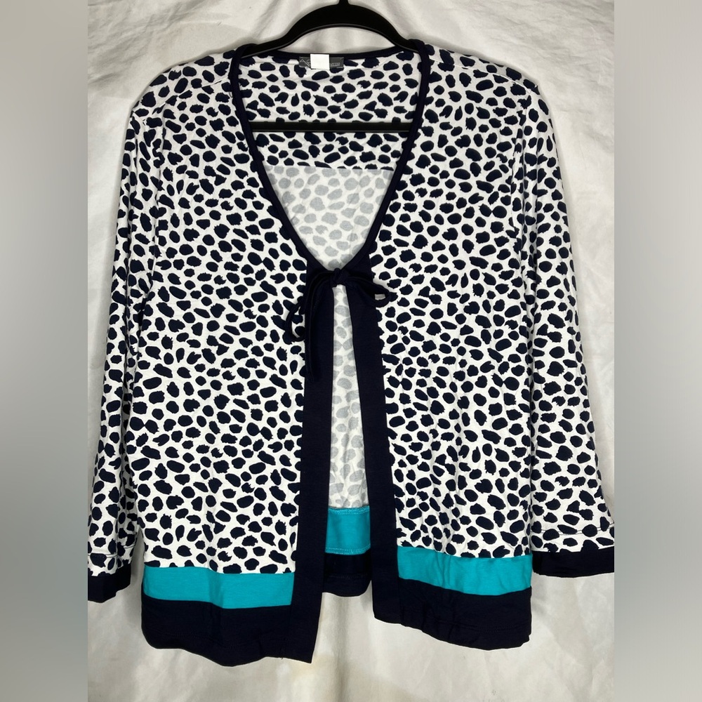 Dolcezza Simply Art XL animal print coverup cardigan
